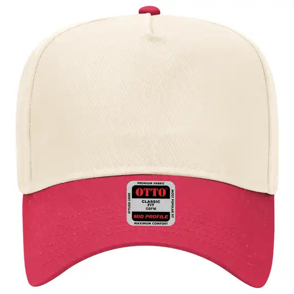 Otto® 'Titties' Embroidered 5 Panel Mid Profile Baseball Snapback Cap | Humor-Themed Baseball Cap | Casual Apparel