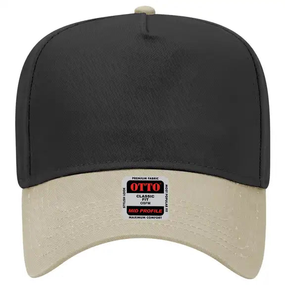 Living on That Blue Collar Dollar Hat – 3D Puff Embroidered Otto Snapback Trucker Cap, Workwear Style Statement Hat