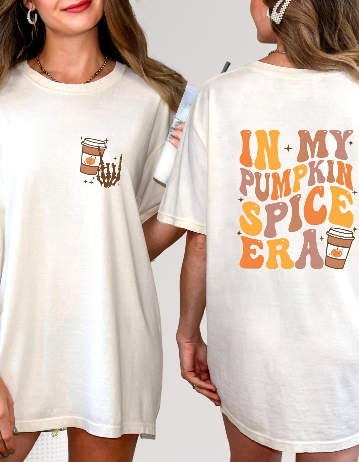 In My Pumpkin Spice Era Tee – Fall Graphic T-Shirt on Comfort Colors, Cozy Autumn Shirt, Pumpkin Season Aesthetic