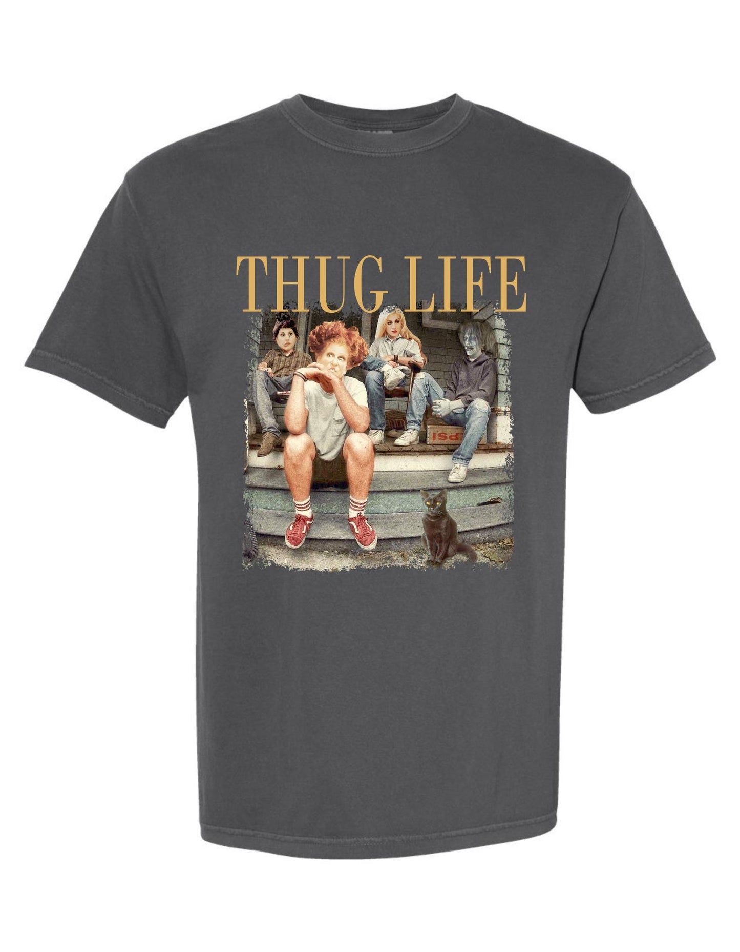 Comfort Colors® 'Thug Life' T-Shirt | Halloween Graphic Tee, Funny Halloween Shirt, Fall Fashion T-shirt, Halloween Vibes Clothing
