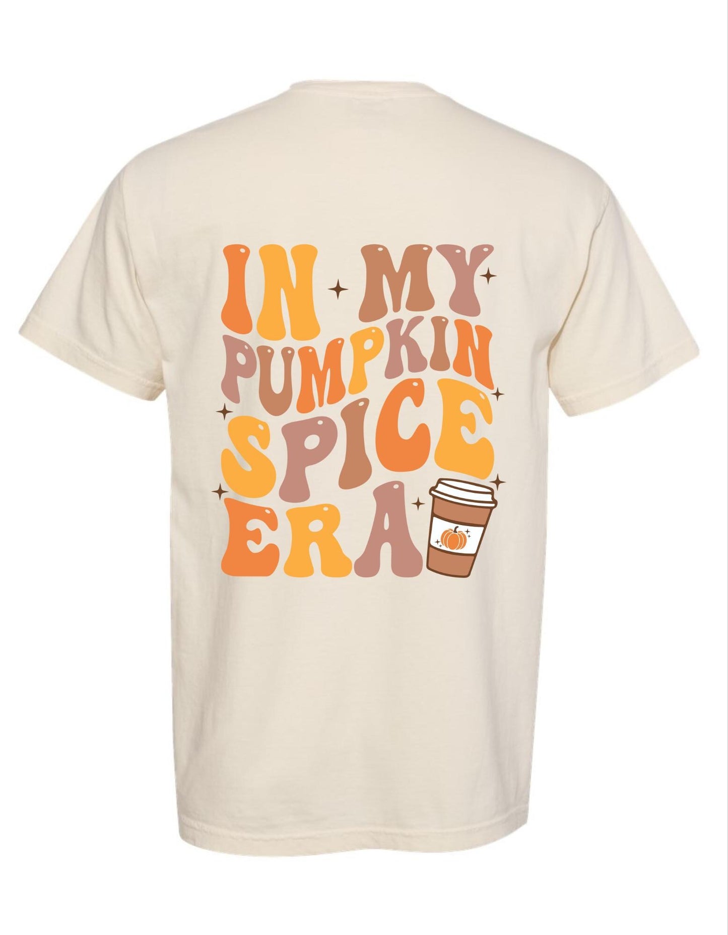 In My Pumpkin Spice Era Tee – Fall Graphic T-Shirt on Comfort Colors, Cozy Autumn Shirt, Pumpkin Season Aesthetic