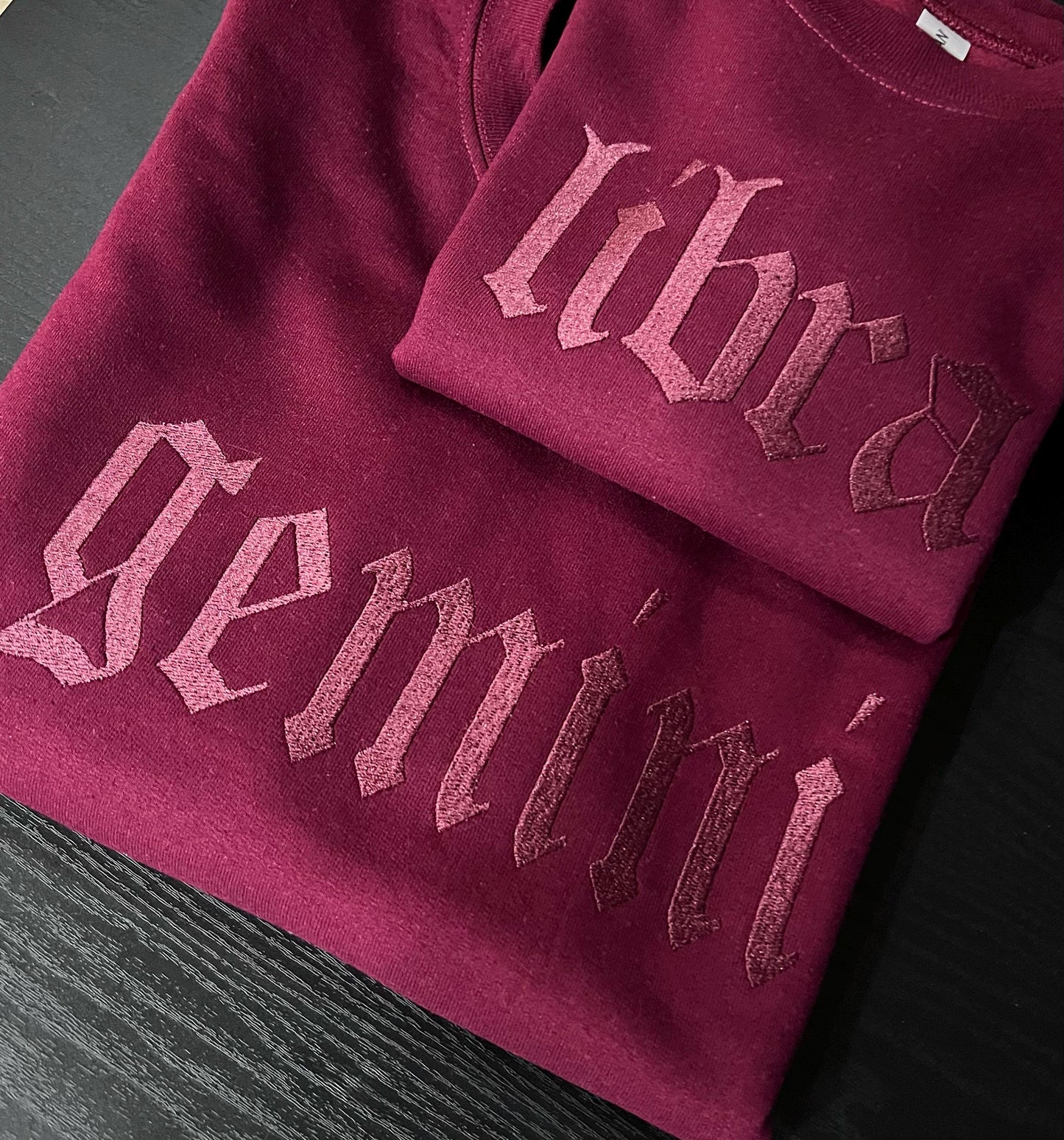 Custom Embroidered Horoscope Sweatshirt – Personalized Zodiac Sign Gildan Crewneck, Astrology Gift for Her or Him