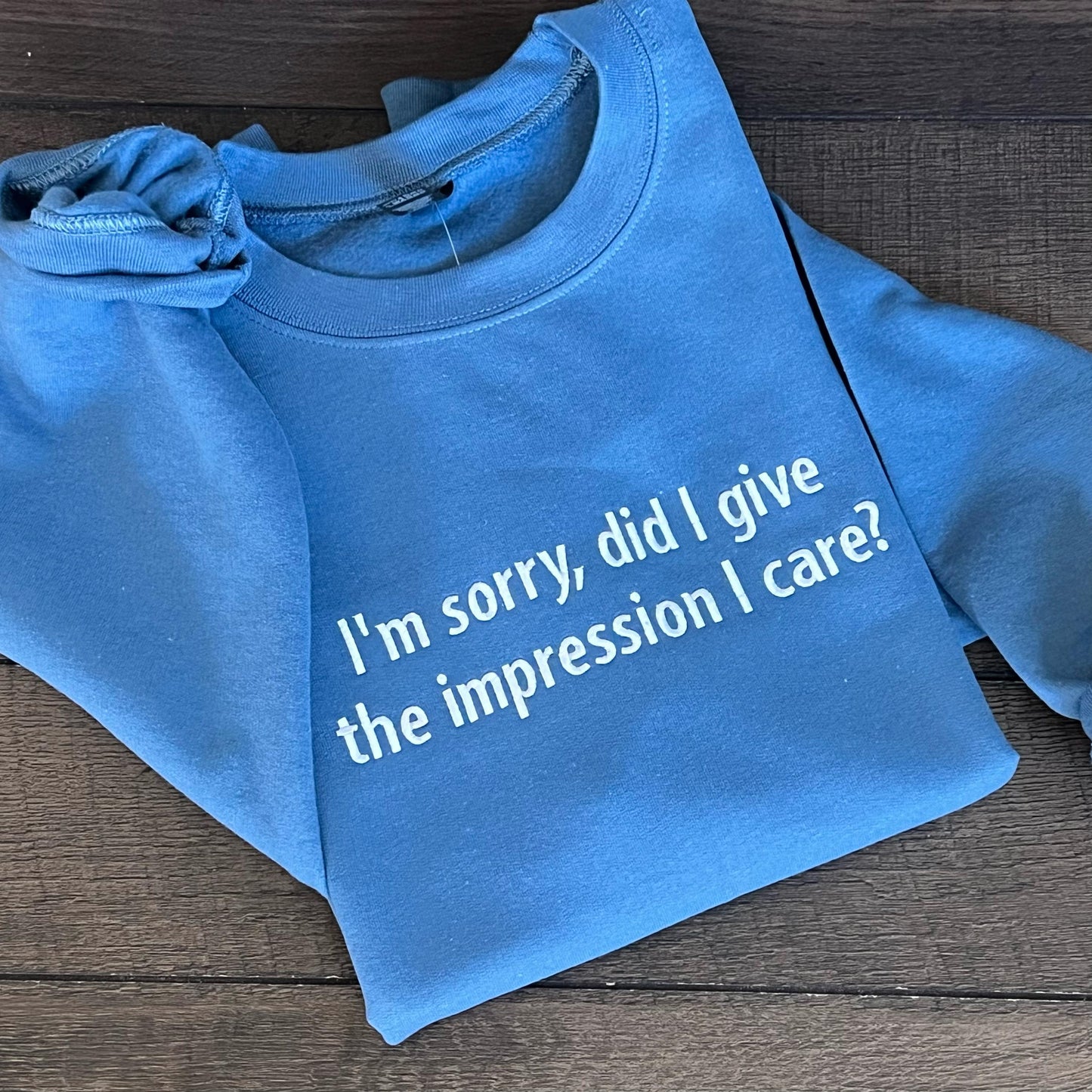 Custom Embroidered Crewneck Sweatshirt – Add Your Own Text or Phrase – Personalized Gildan Unisex Pullover Gift for Her or Him