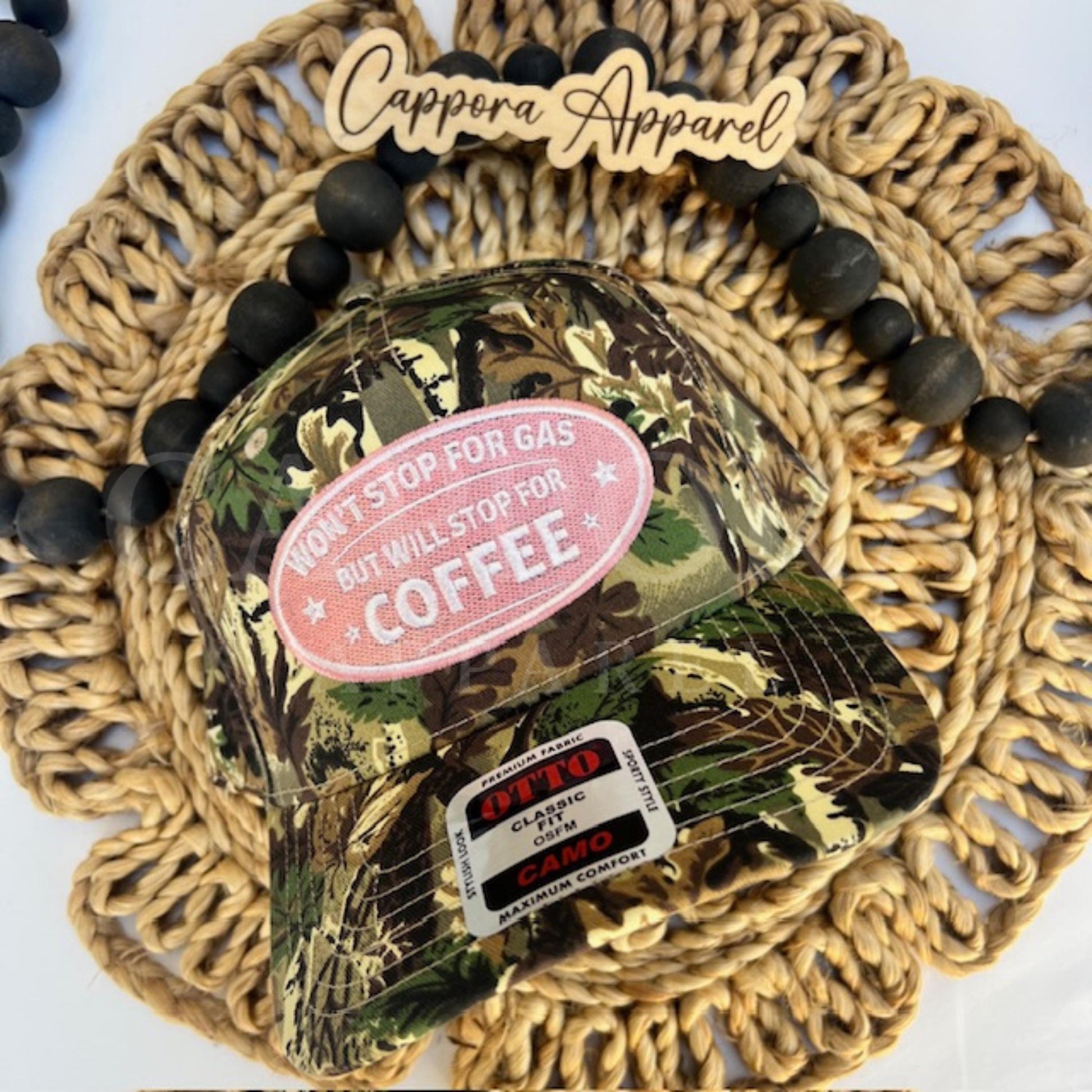 Won’t Stop for Gas But Will Stop for Coffee Hat | Funny Coffee Hat, Embroidered Hat, Coffee Lover Gift, Coffee Addict Cap, Funny Coffee Hat