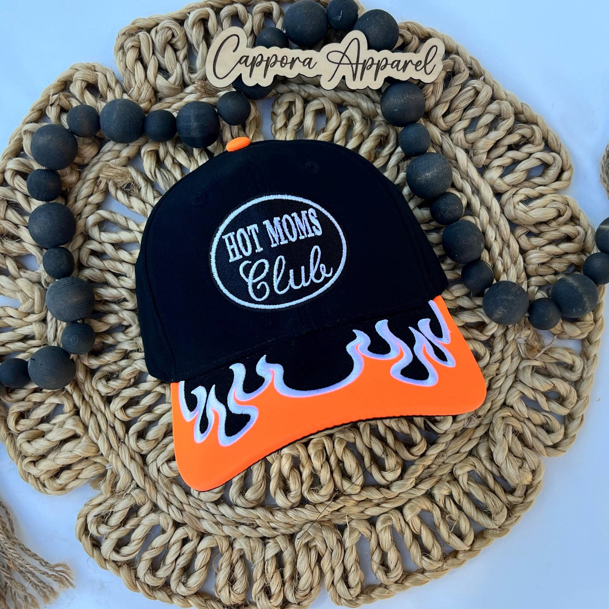 Hot Moms Club Hat | Embroidered Mom Baseball Cap, Cute Mom Hat, Mom Life, Mom Gift, Trendy Mom Aesthetic