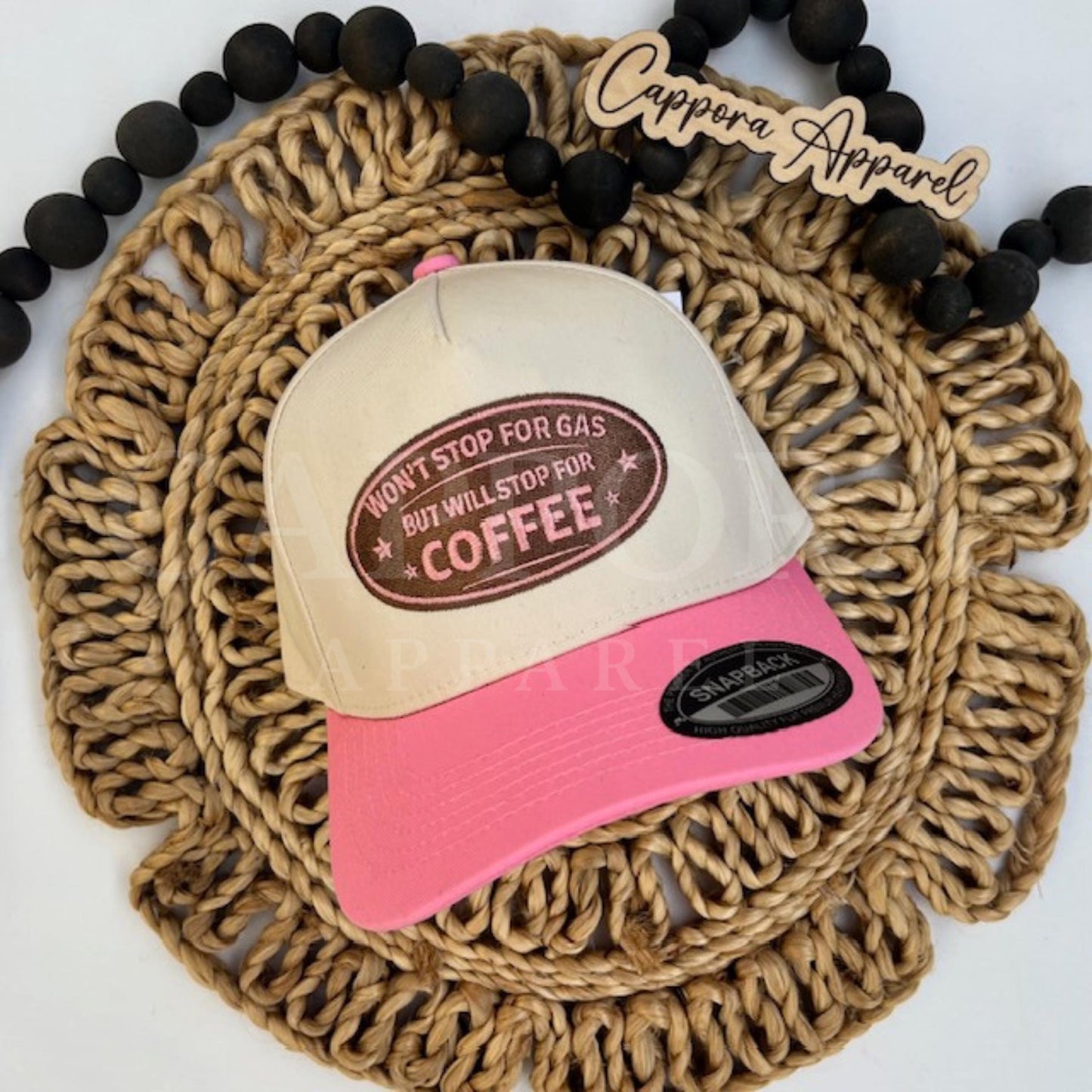Won’t Stop for Gas But Will Stop for Coffee Hat | Funny Coffee Hat, Embroidered Hat, Coffee Lover Gift, Coffee Addict Cap, Funny Coffee Hat