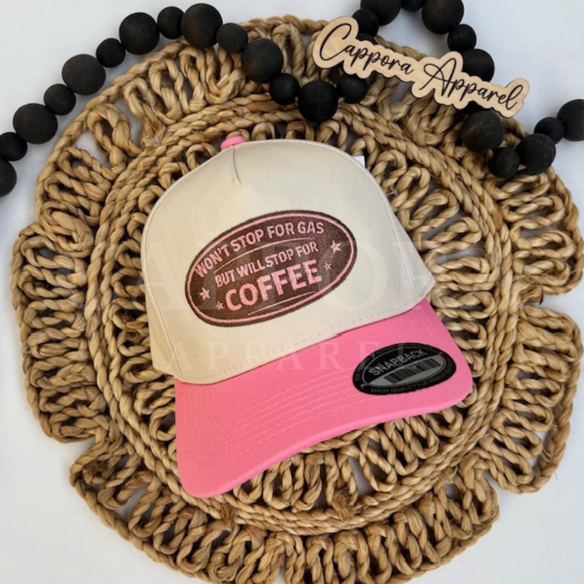 Won’t Stop for Gas But Will Stop for Coffee Hat | Funny Coffee Hat, Embroidered Hat, Coffee Lover Gift, Coffee Addict Cap, Funny Coffee Hat