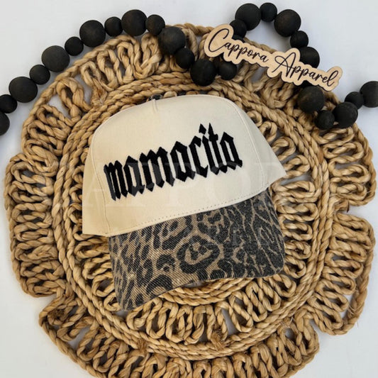 Mamacita Puff Embroidery Hat | Trendy Mama Hat, 3D Embroidered Cap, Cute Mom Hat, Latina Style Hat, Aesthetic Baseball Hat, Gift for Mom