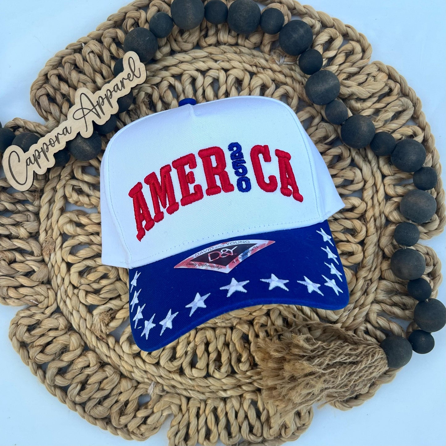 America 250 Embroidered Hat | 3D Puff Patriotic Cap, USA Anniversary Hat, Fourth of July Trucker Hat, American Pride Snapback