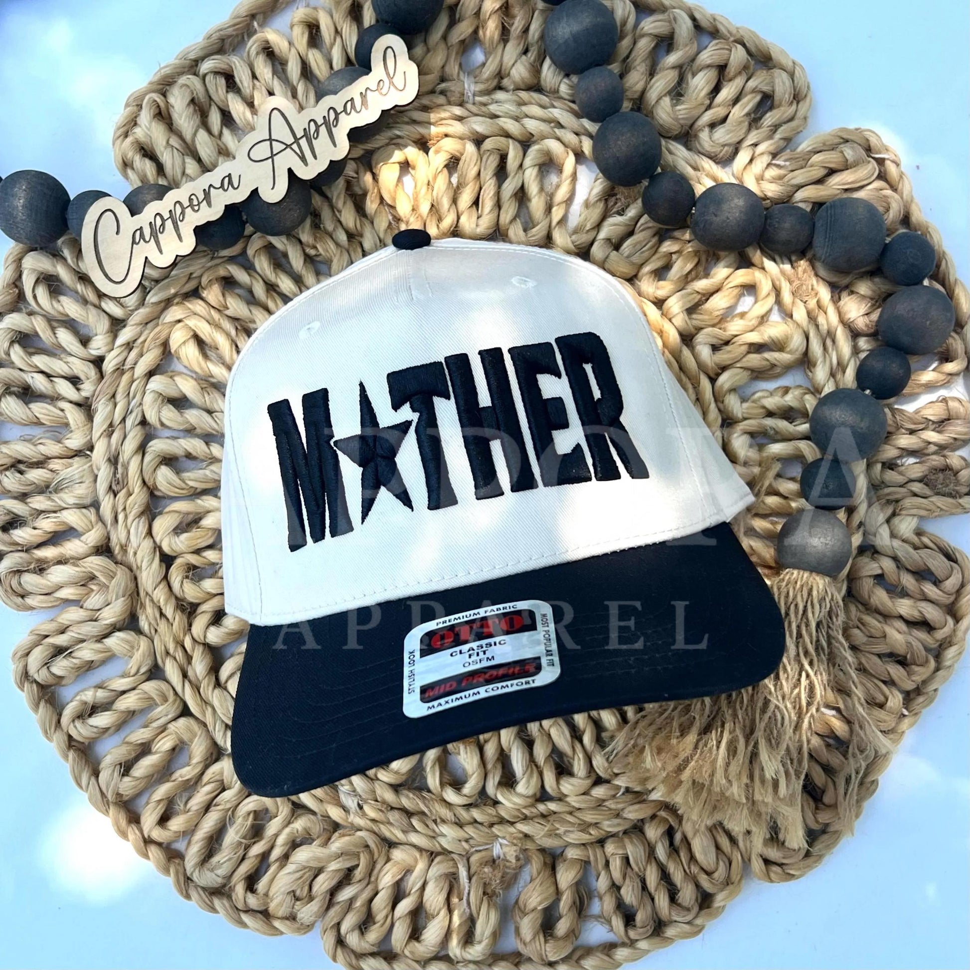 Mother Embroidered Hat | 3D Puff Embroidery Cap, Trendy Mom Hat, Mother's Day Gift, Mama Hat, Women's Baseball Cap, Puff Letter Hat