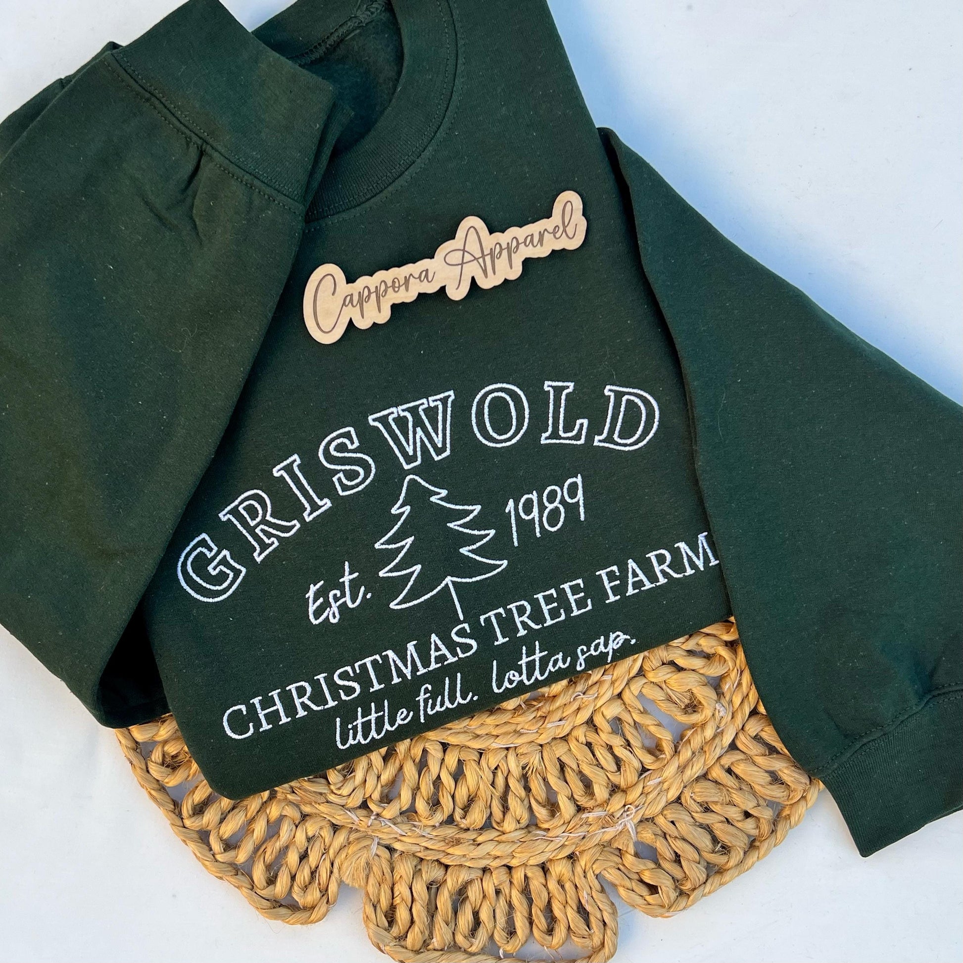 Griswold Embroidered Sweatshirt | Christmas Crewneck, Funny Christmas Shirt, Xmas Gift