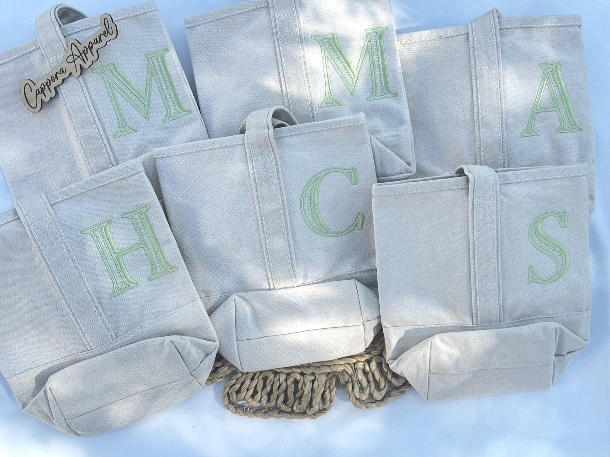 Personalized 2-Bottle Wine Tote | Embroidered Canvas Wine Gift Bag | Hostess Gift | Holiday Wine Carrier | Custom Monogram Bag