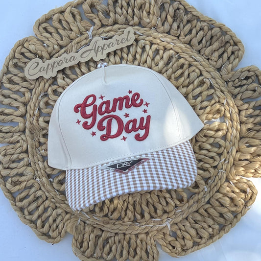 Game Day Embroidered Hat | Football Season Hat | Game Day Cap | Tailgate Hat | Football Fan Gift | Sports Cap