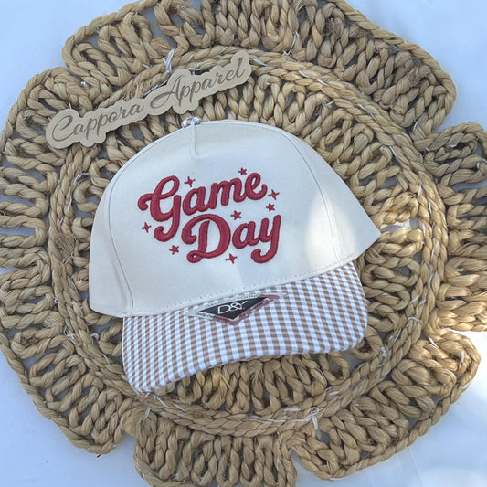 Game Day Embroidered Hat | Football Season Hat | Game Day Cap | Tailgate Hat | Football Fan Gift | Sports Cap
