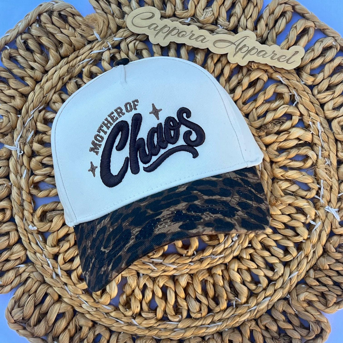 Mother of Chaos Embroidered Hat, 3D Puff Mama Hat, Funny Mom Hat, Trendy Mom Baseball Cap, Motherhood Gift, Gift for Mom
